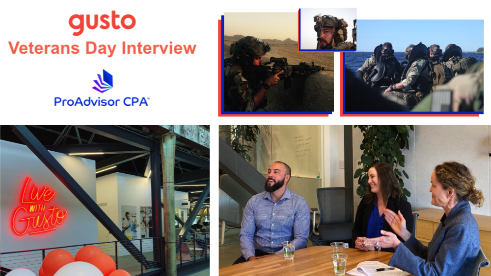 veterans day interview at gusto featured image ProAdvisor CPA